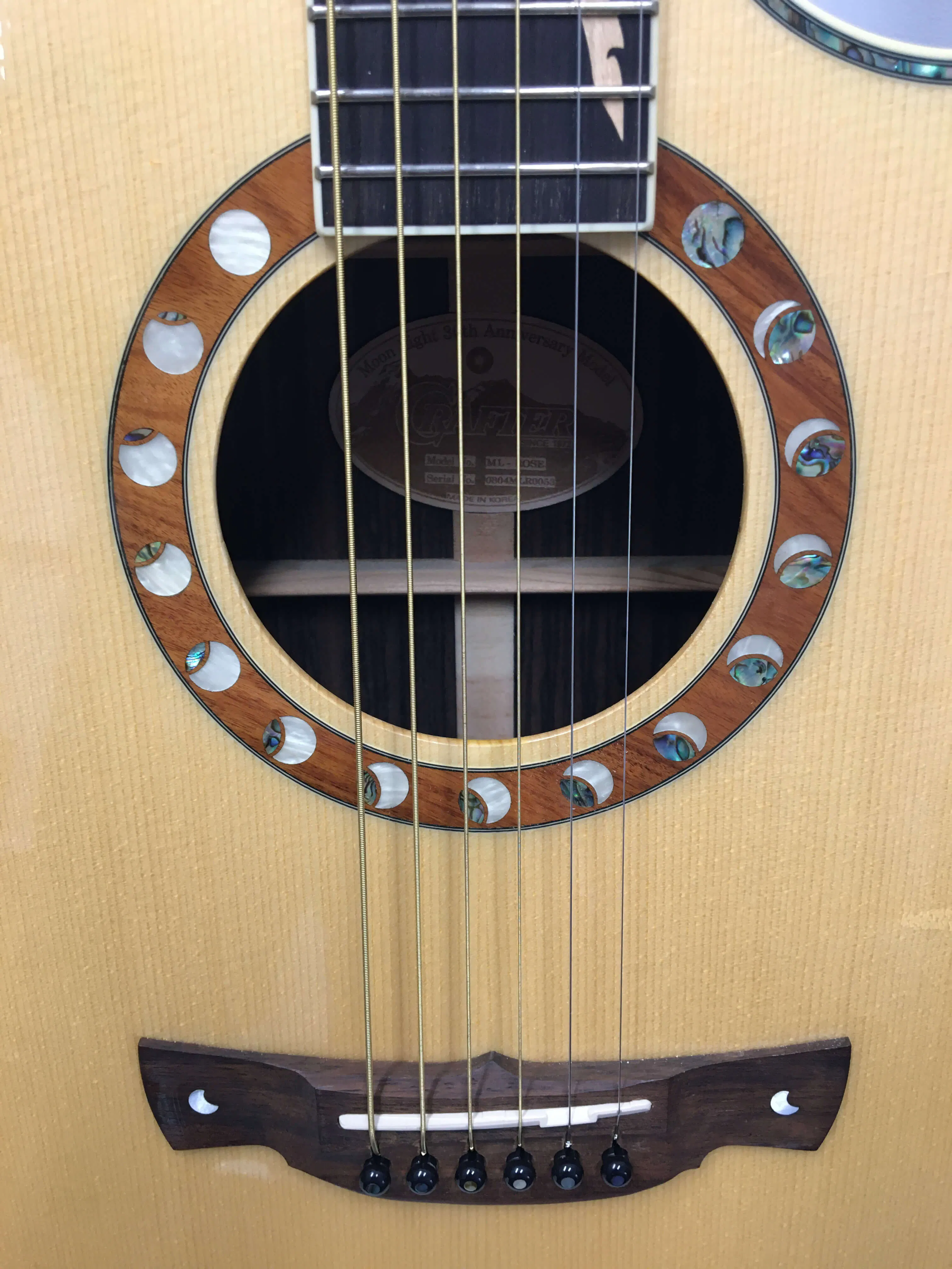 Crafter Moonlight Anniversary Model Guitar with Gig Bag